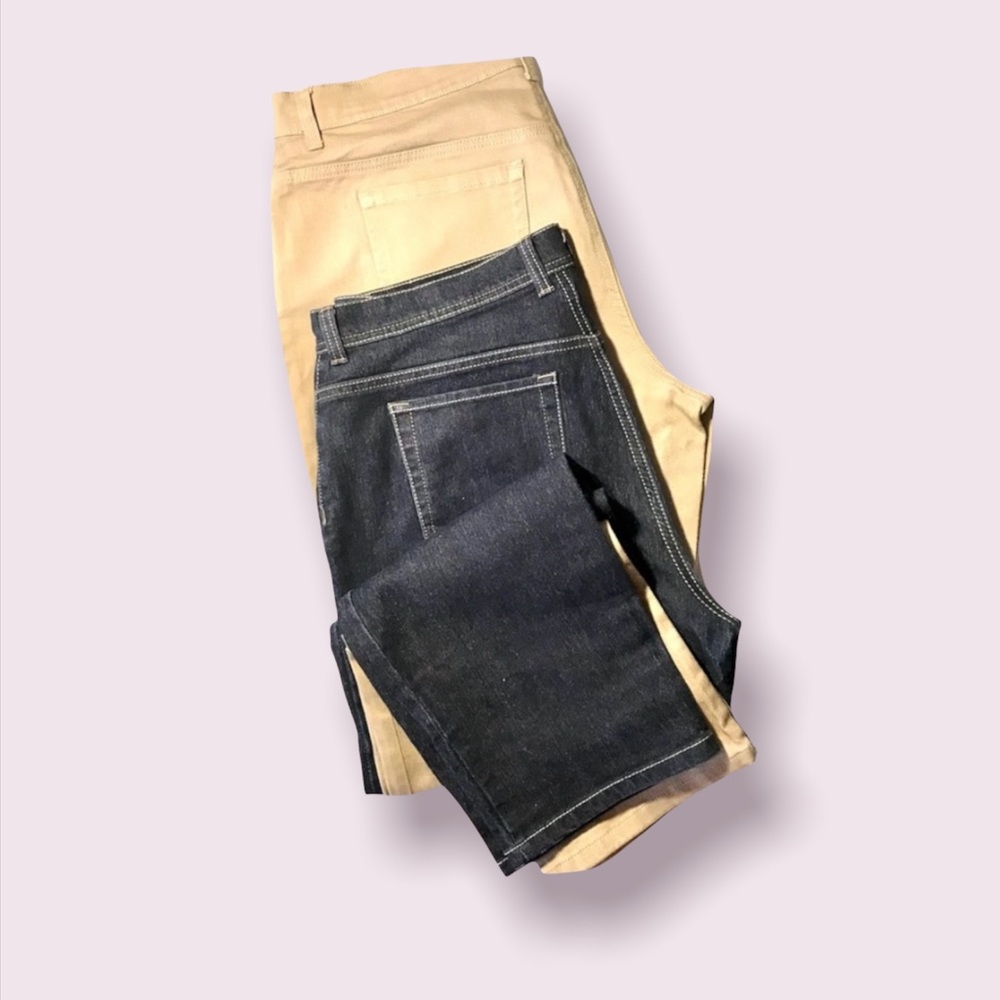 Gloria Vanderbilt Amanda Jeans bundle. Straight High waisted mom jeans size 14.